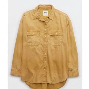 Aerie Anytime Fav Oversized Shirt (M)